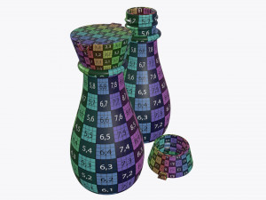 Soy sauce bottle 01 3D Model