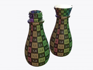 Soy sauce bottle 01 3D Model