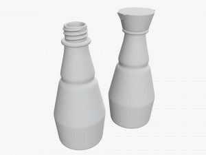 Soy sauce bottle 02 Modelo 3D