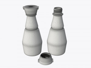 Soy sauce bottle 02 Modelo 3D