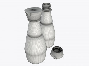 Soy sauce bottle 02 Modelo 3D