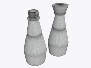 Soy sauce bottle 02 Modelo 3D