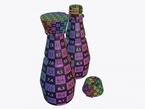 Soy sauce bottle 02 Modelo 3D