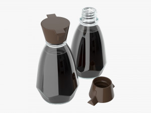 Soy sauce bottle 03 3D 모델
