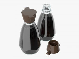 Soy sauce bottle 03 3D Model