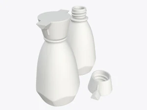 Soy sauce bottle 03 3D Model