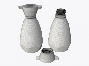 Soy sauce bottle 03 3D 모델
