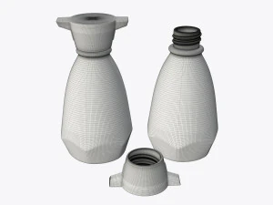 Soy sauce bottle 03 3D Model
