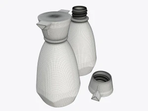Soy sauce bottle 03 3D Model