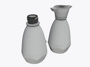 Soy sauce bottle 03 3D Model