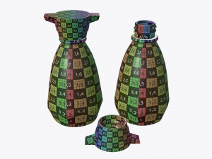 Soy sauce bottle 03 3D 모델
