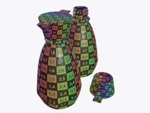 Soy sauce bottle 03 3D 모델