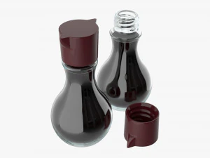 Soy sauce bottle 04 3D Model