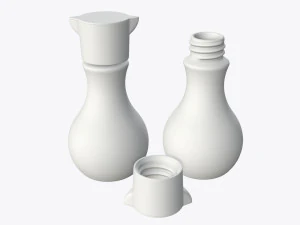 Soy sauce bottle 04 3D Model