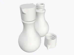 Soy sauce bottle 04 3D Model