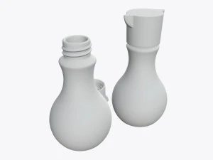 Soy sauce bottle 04 3D Model