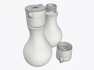 Soy sauce bottle 04 3D Model