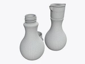 Soy sauce bottle 04 3D Model