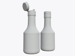 botella de salsa de soja 05 Modelo 3D