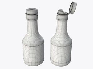 botella de salsa de soja 05 Modelo 3D