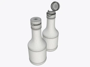 botella de salsa de soja 05 Modelo 3D
