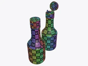 botella de salsa de soja 05 Modelo 3D