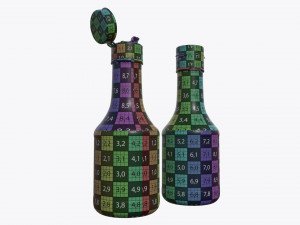 Soy sauce bottle 05 Modelo 3D