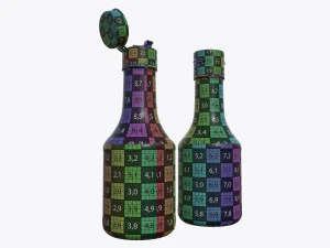 botella de salsa de soja 05 Modelo 3D