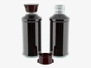 सोया सॉस की बोतल 06 3D मॉडल