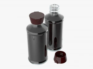 Soy sauce bottle 06 3D Model