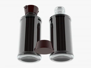 Soy sauce bottle 06 3D Model