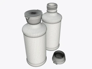 Soy sauce bottle 06 3D Model