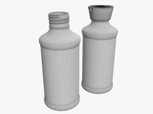 Soy sauce bottle 06 3D Model