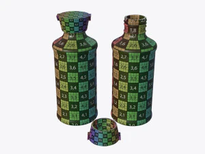 Soy sauce bottle 06 3D Model