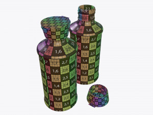 Soy sauce bottle 06 3D Модель