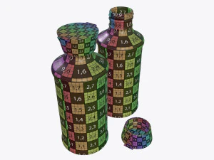Soy sauce bottle 06 3D Model