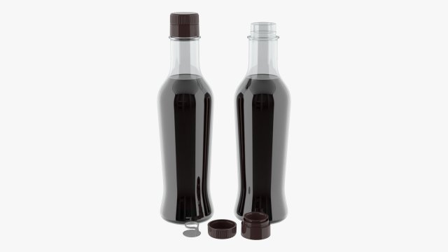 Soy sauce bottle 07 3D-Modell .c4d .max .obj .3ds .fbx .stl .blend 