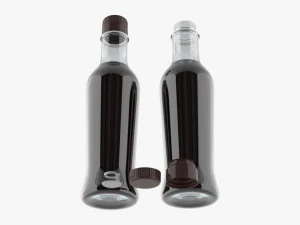 Soy sauce bottle 07 3D Model