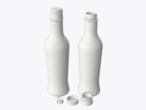 Soy sauce bottle 07 3D Model