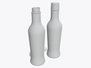 Soy sauce bottle 07 3D Model