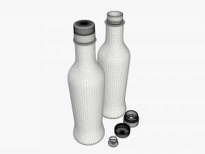 Soy sauce bottle 07 3D-Modell
