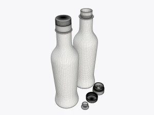 Soy sauce bottle 07 3D Model