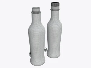 Soy sauce bottle 07 3D Model