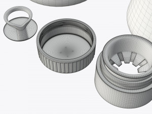 Soy sauce bottle 07 3D-Modell