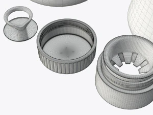 Soy sauce bottle 07 3D Model