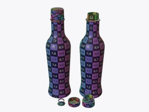 Soy sauce bottle 07 3D Model