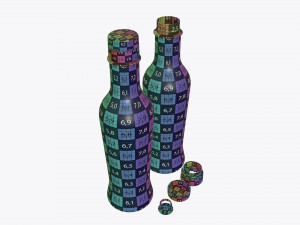 Soy sauce bottle 07 3D-Modell