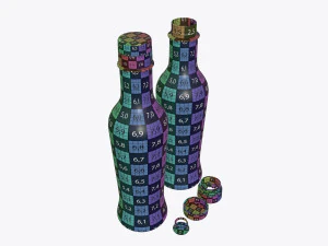 Soy sauce bottle 07 3D Model