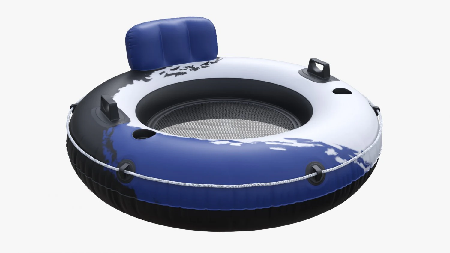 Sport Lounge Inflatable Water Float 3D Model .c4d .max .obj .3ds .fbx .stl .blend 