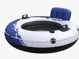 Sport Lounge Inflatable Water Float Modèle 3D